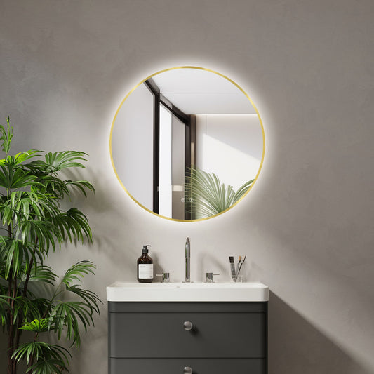 ARES Gold LED Mirror