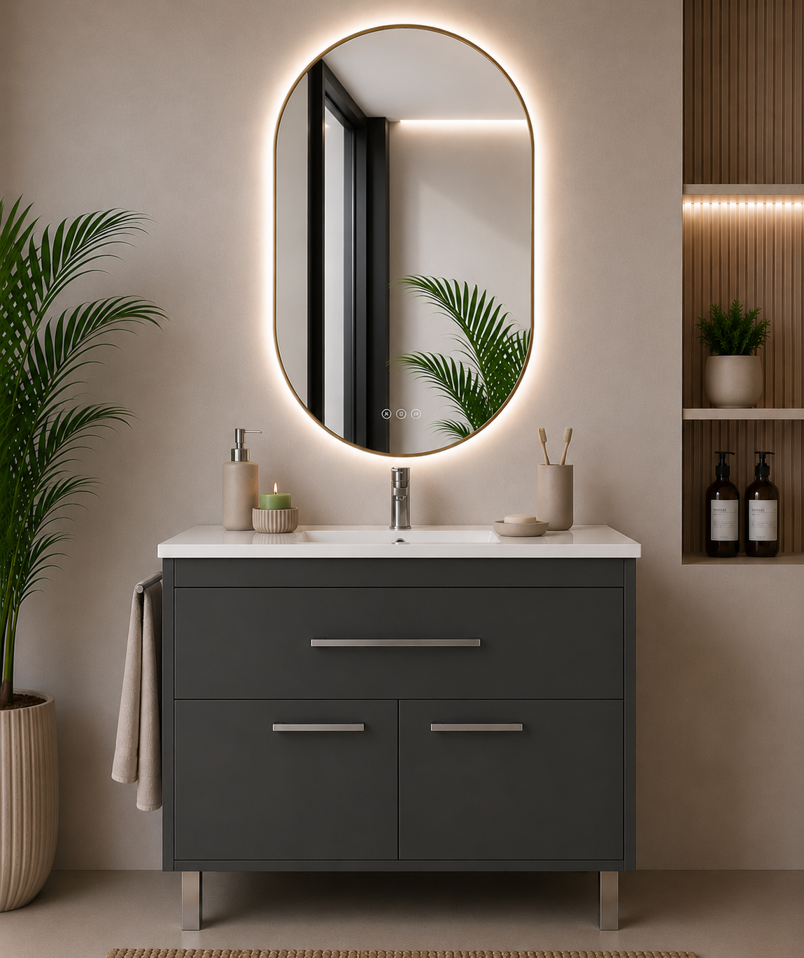 BAHIA Bathroom Vanity with Washbasin
