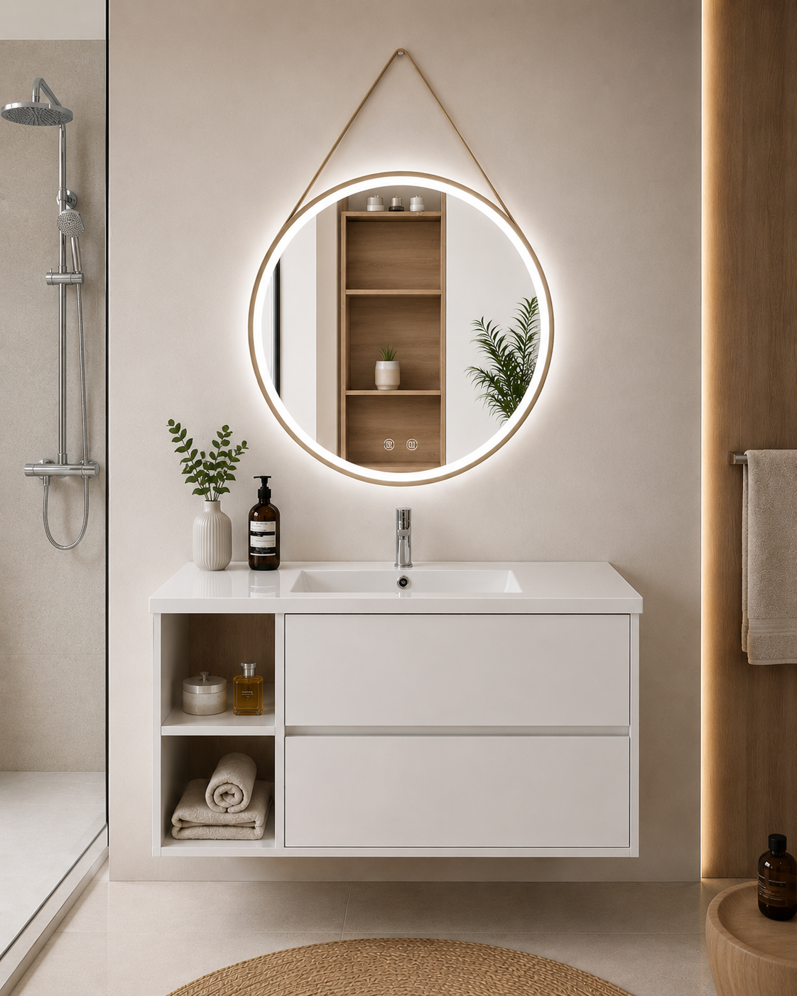 ZEUS Bathroom Vanity with Washbasin