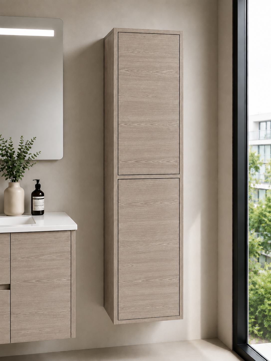 FLORENCIA 140 cm Two-Door Bathroom Cabinet