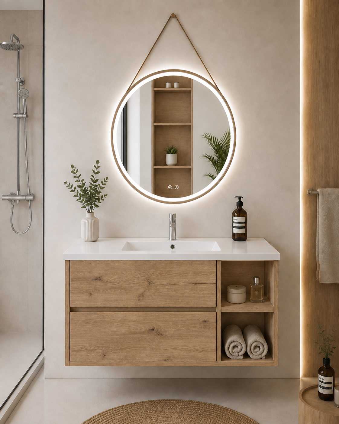 ZEUS Bathroom Vanity with Washbasin