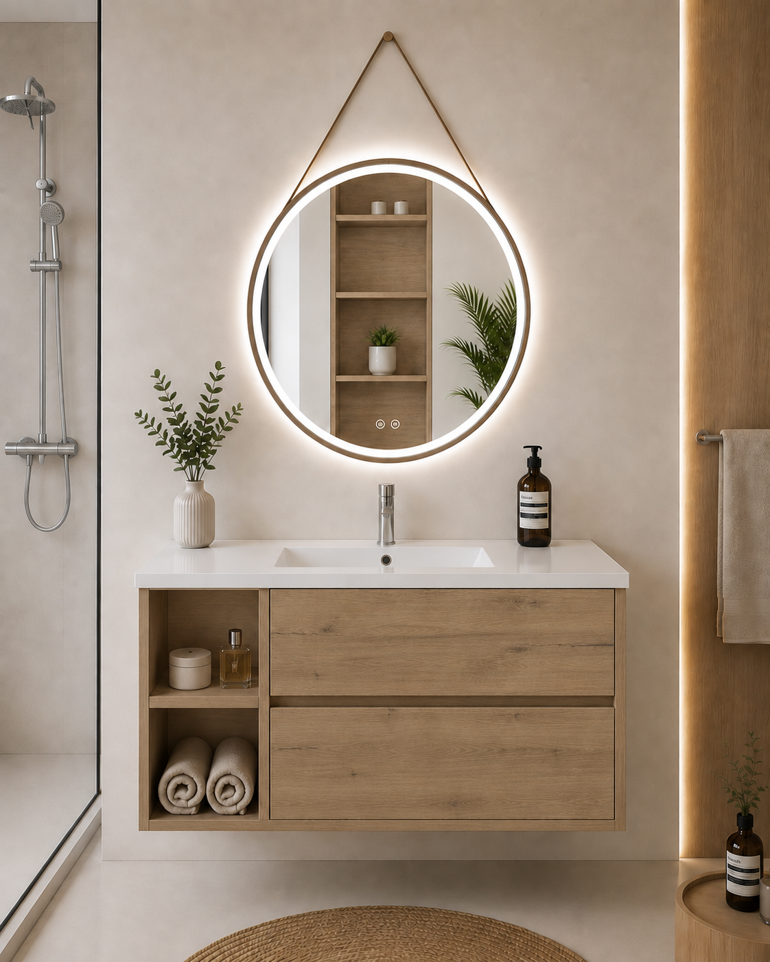 ZEUS Bathroom Vanity with Washbasin