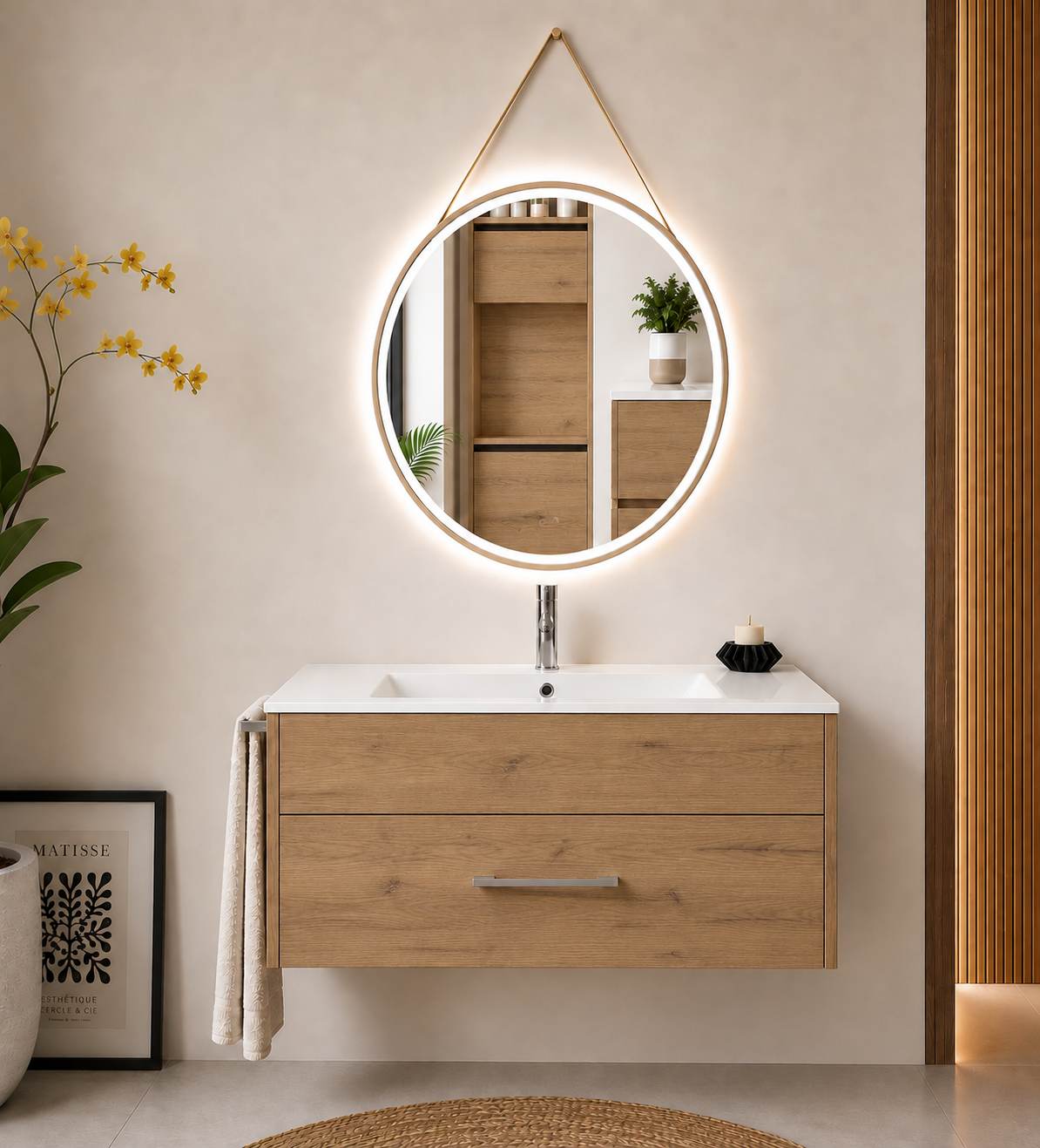 FLORENCIA Bathroom Vanity with Washbasin