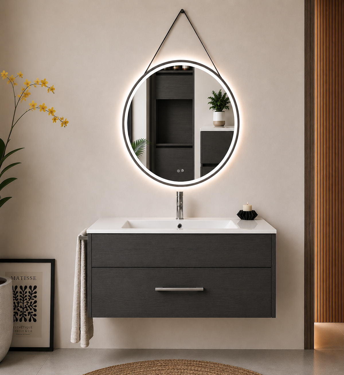 FLORENCIA Bathroom Vanity with Washbasin