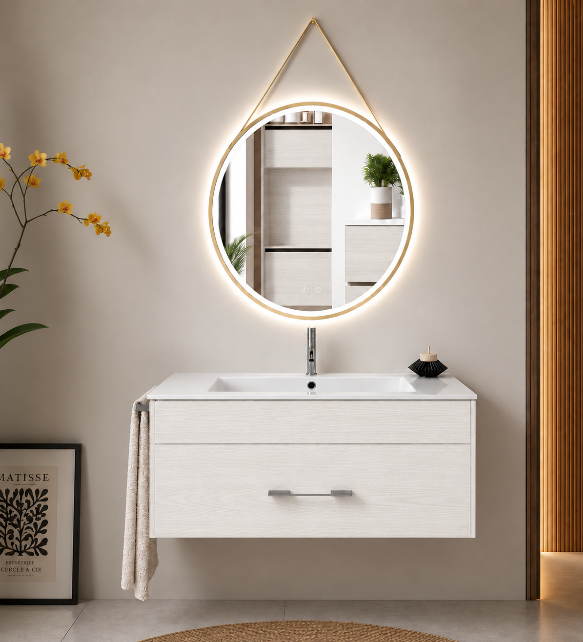 FLORENCIA Bathroom Vanity with Washbasin