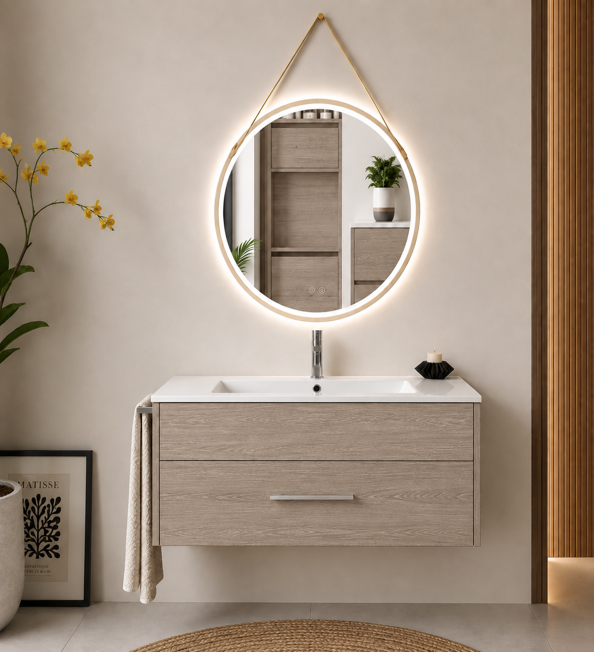 FLORENCIA Bathroom Vanity with Washbasin