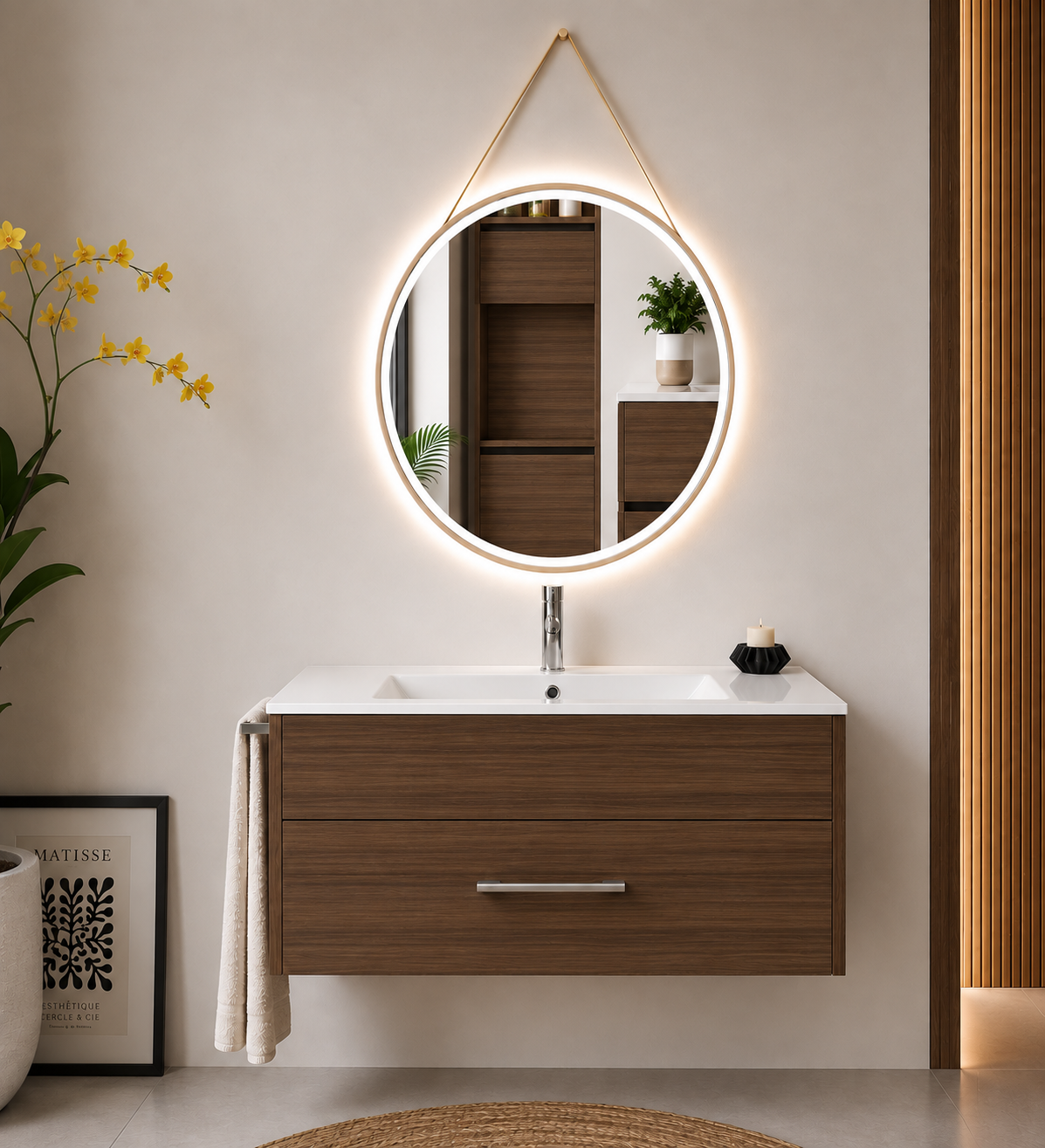 FLORENCIA Bathroom Vanity with Washbasin