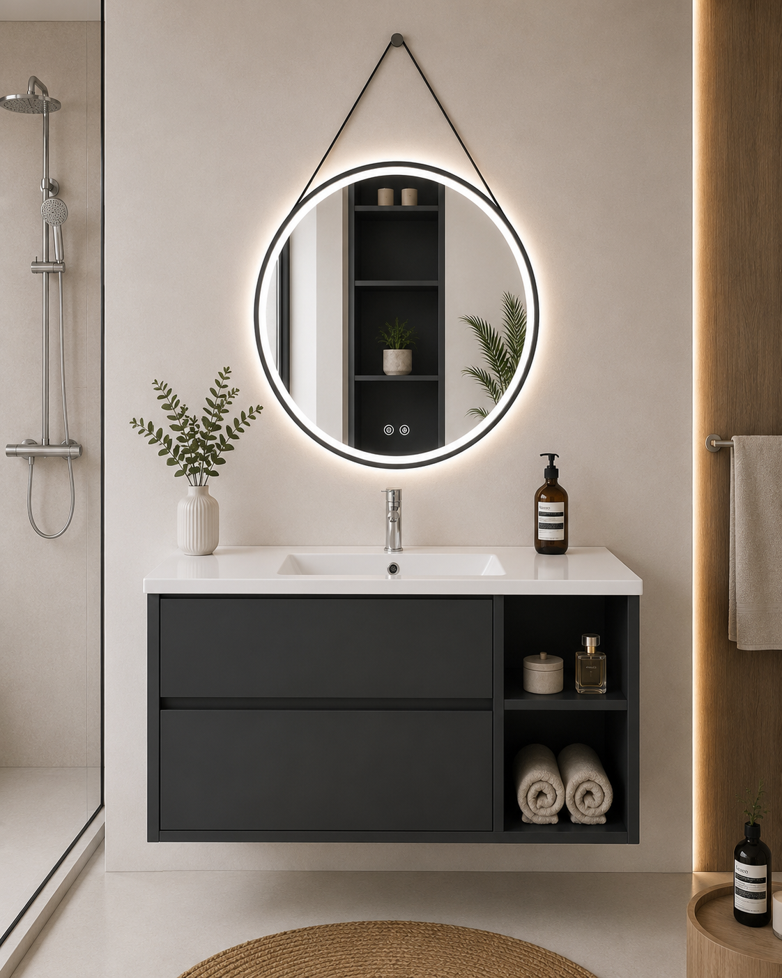 ZEUS Bathroom Vanity with Washbasin