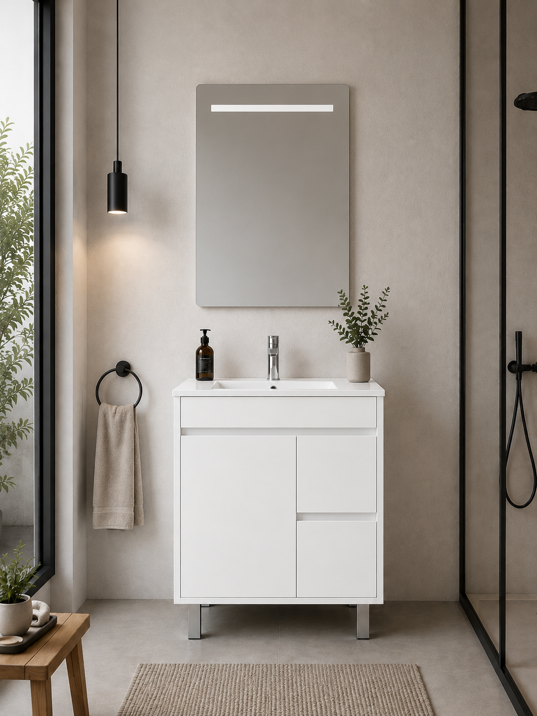 ISQUIA Bathroom Vanity with Washbasin