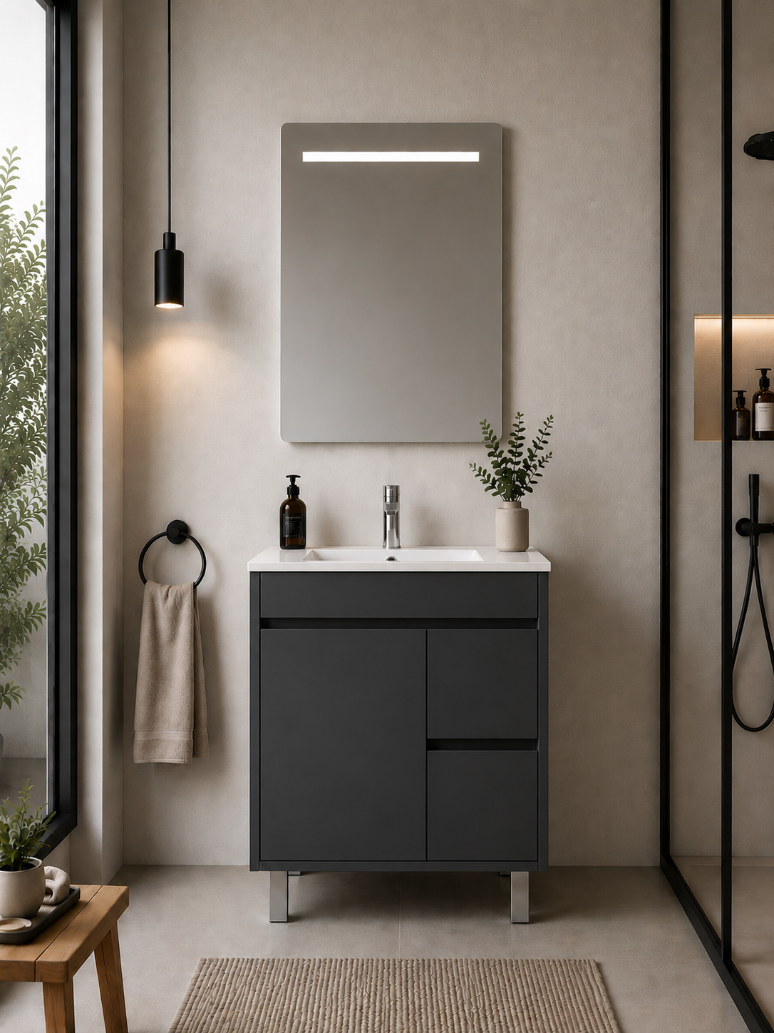 ISQUIA Bathroom Vanity with Washbasin