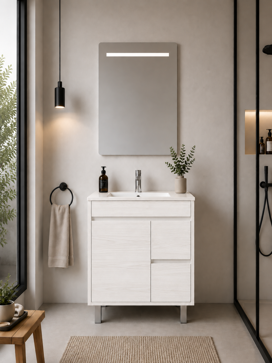ISQUIA Bathroom Vanity with Washbasin
