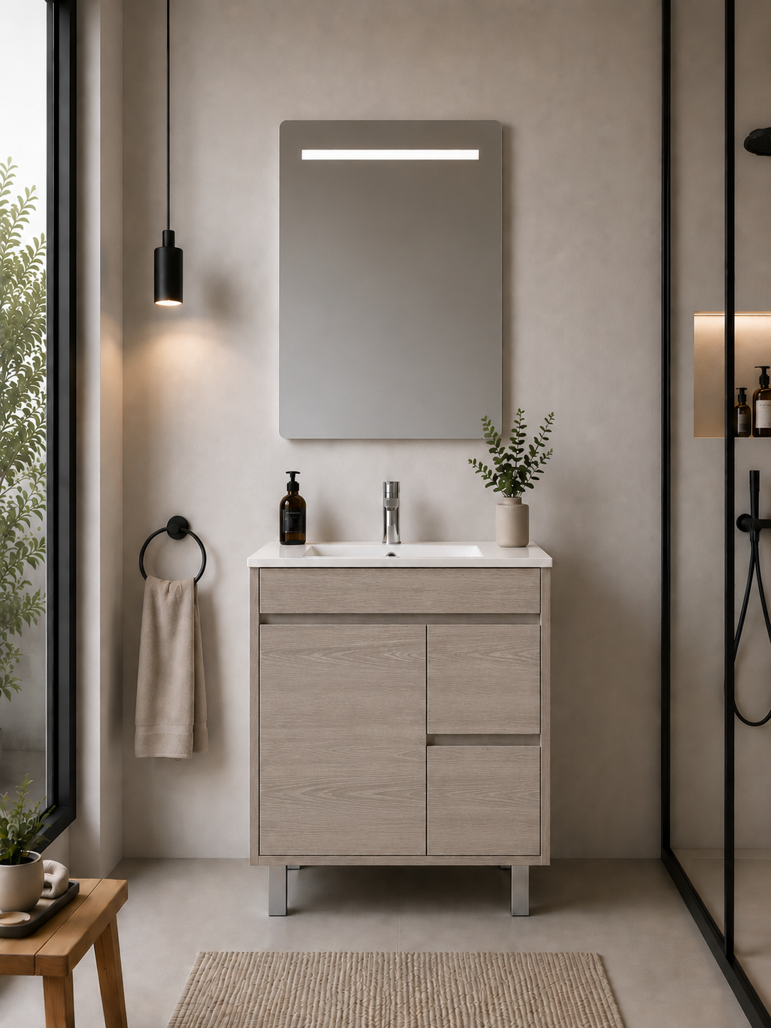 ISQUIA Bathroom Vanity with Washbasin
