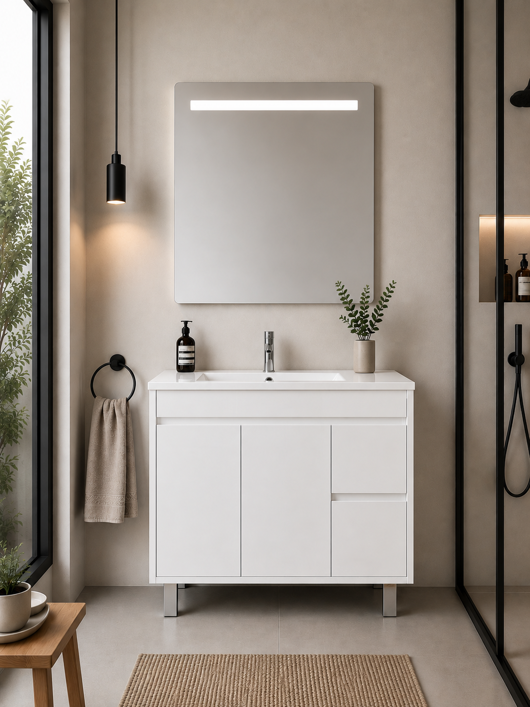ISQUIA Bathroom Vanity with Washbasin