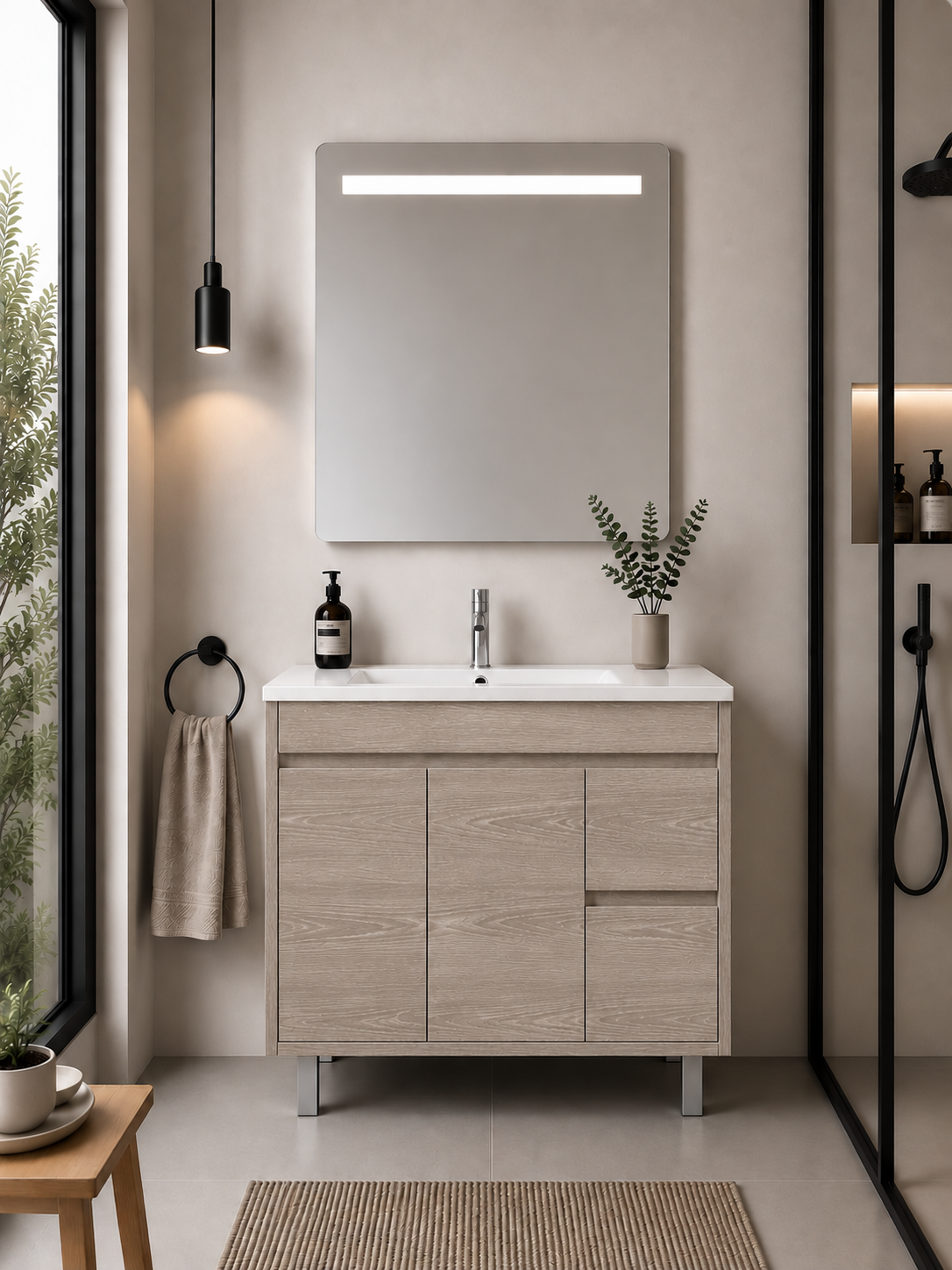 ISQUIA Bathroom Vanity with Washbasin