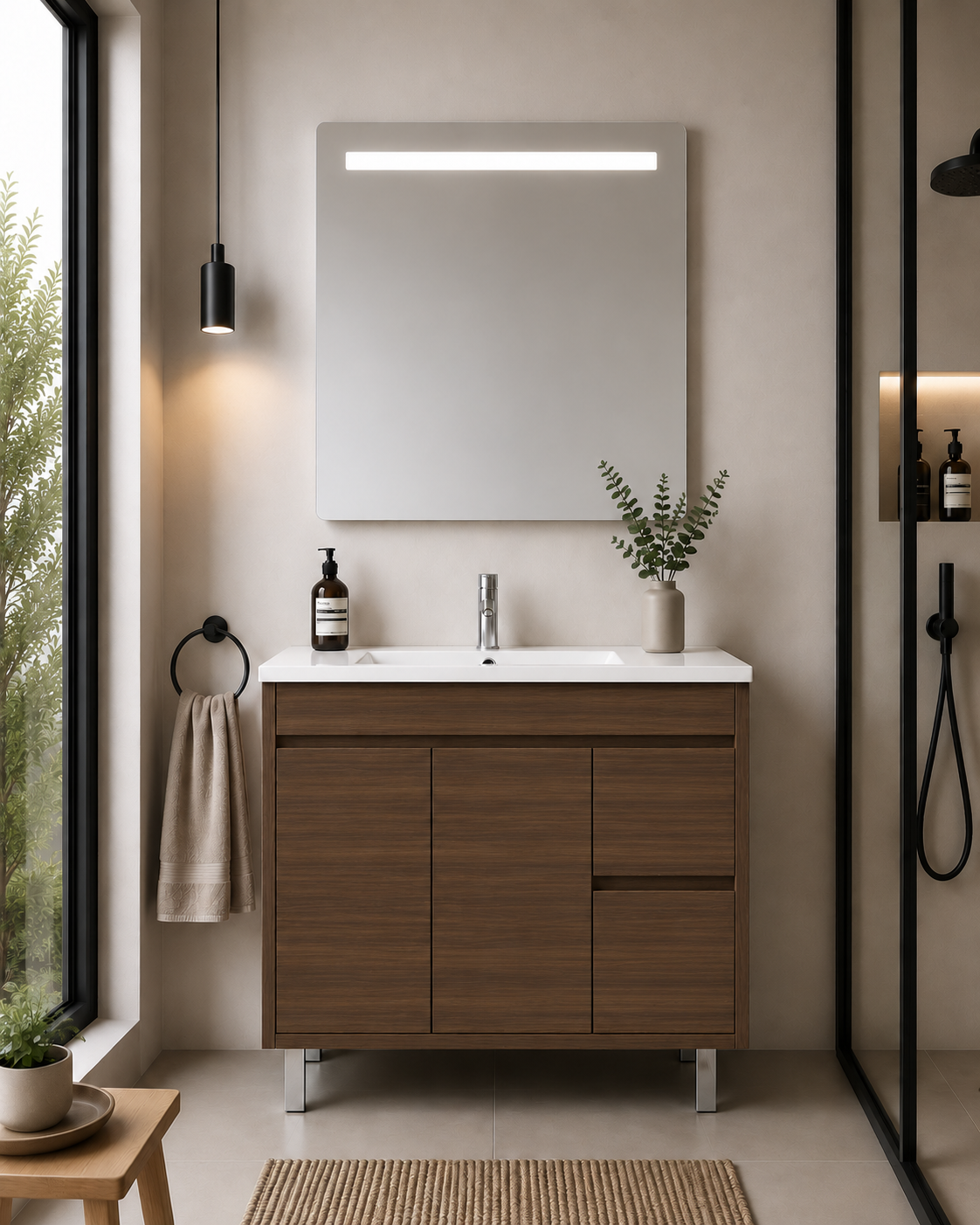 ISQUIA Bathroom Vanity with Washbasin