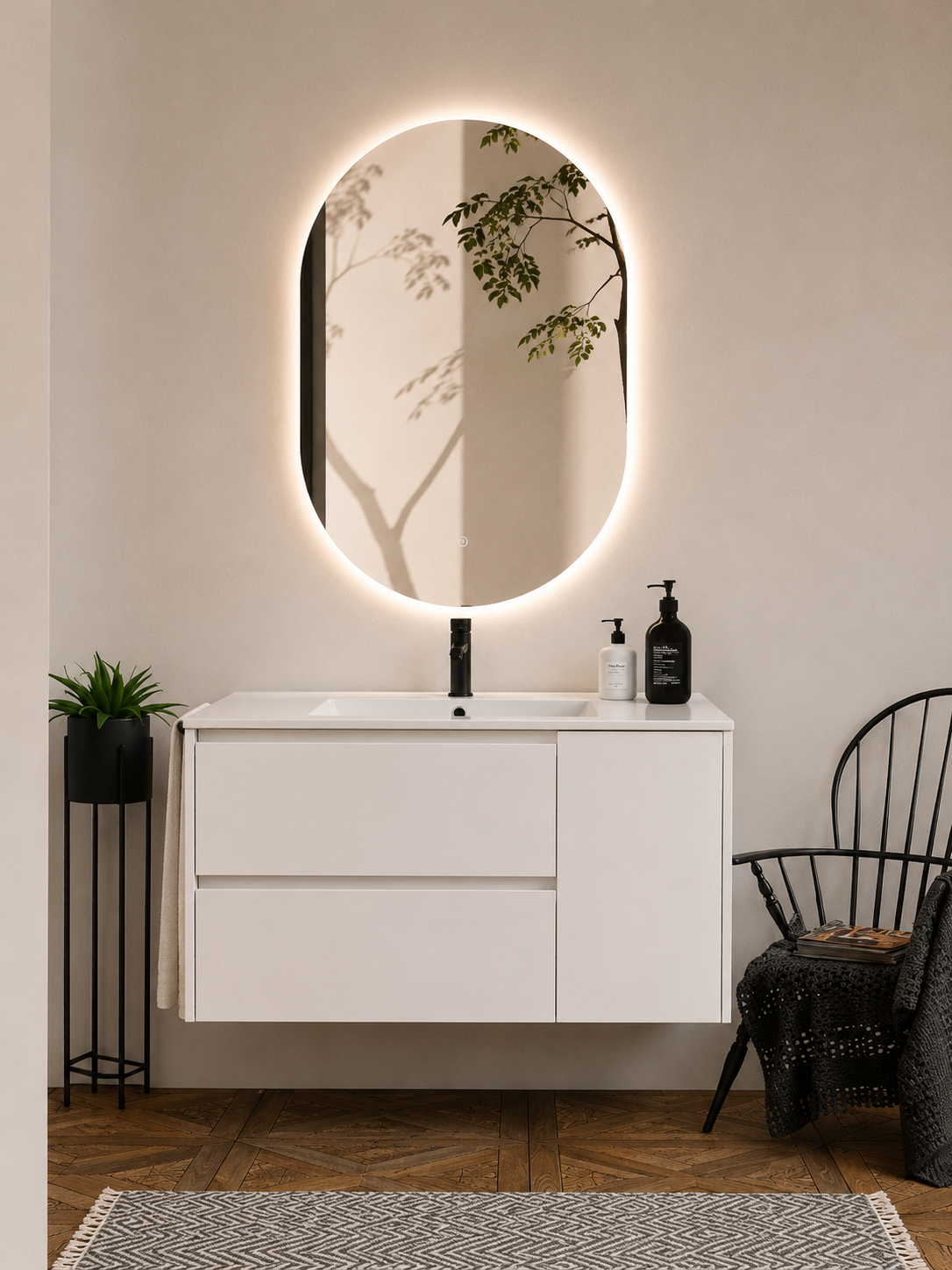 ITACA Bathroom Vanity with Washbasin