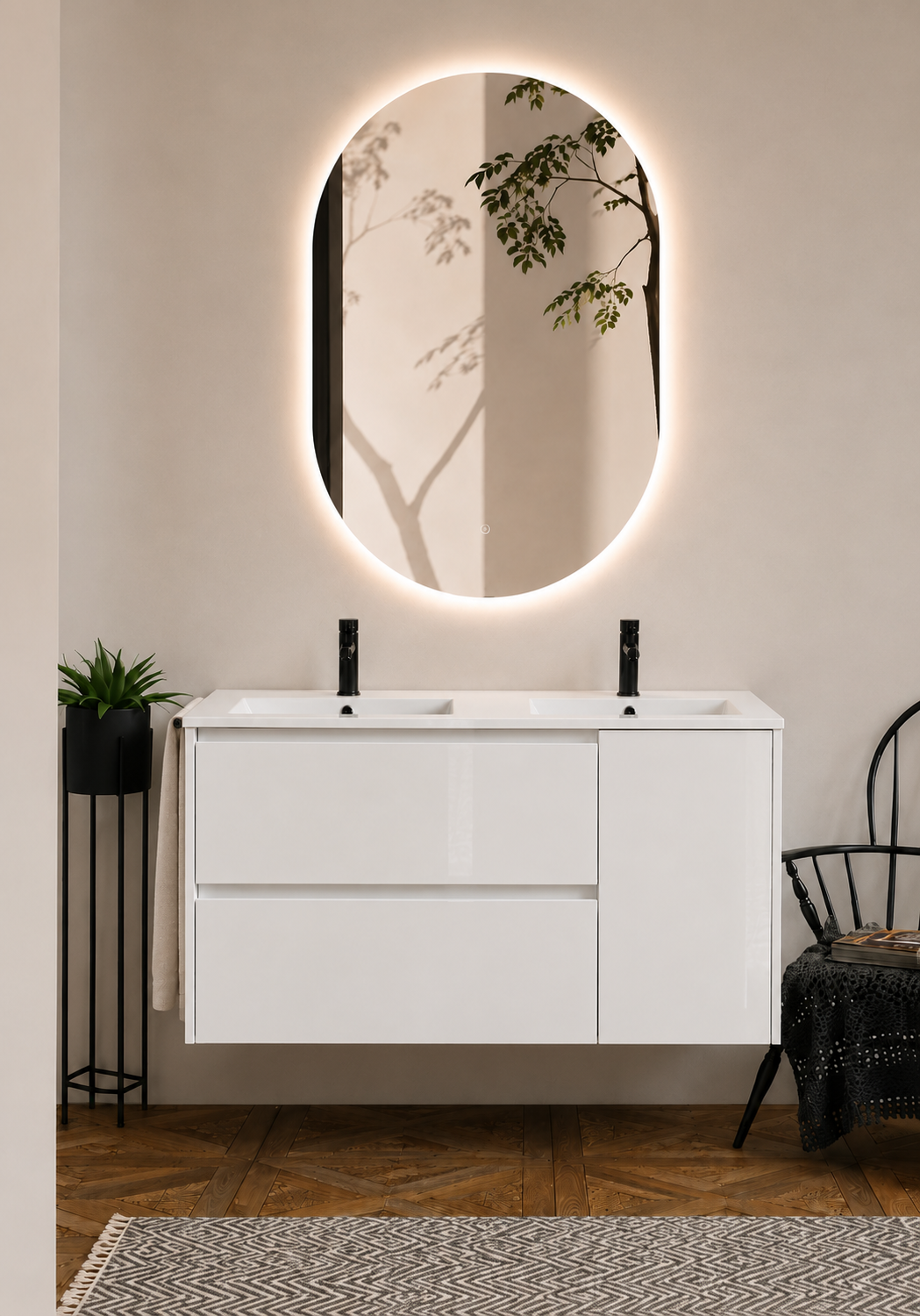 ITACA Bathroom Vanity with Washbasin