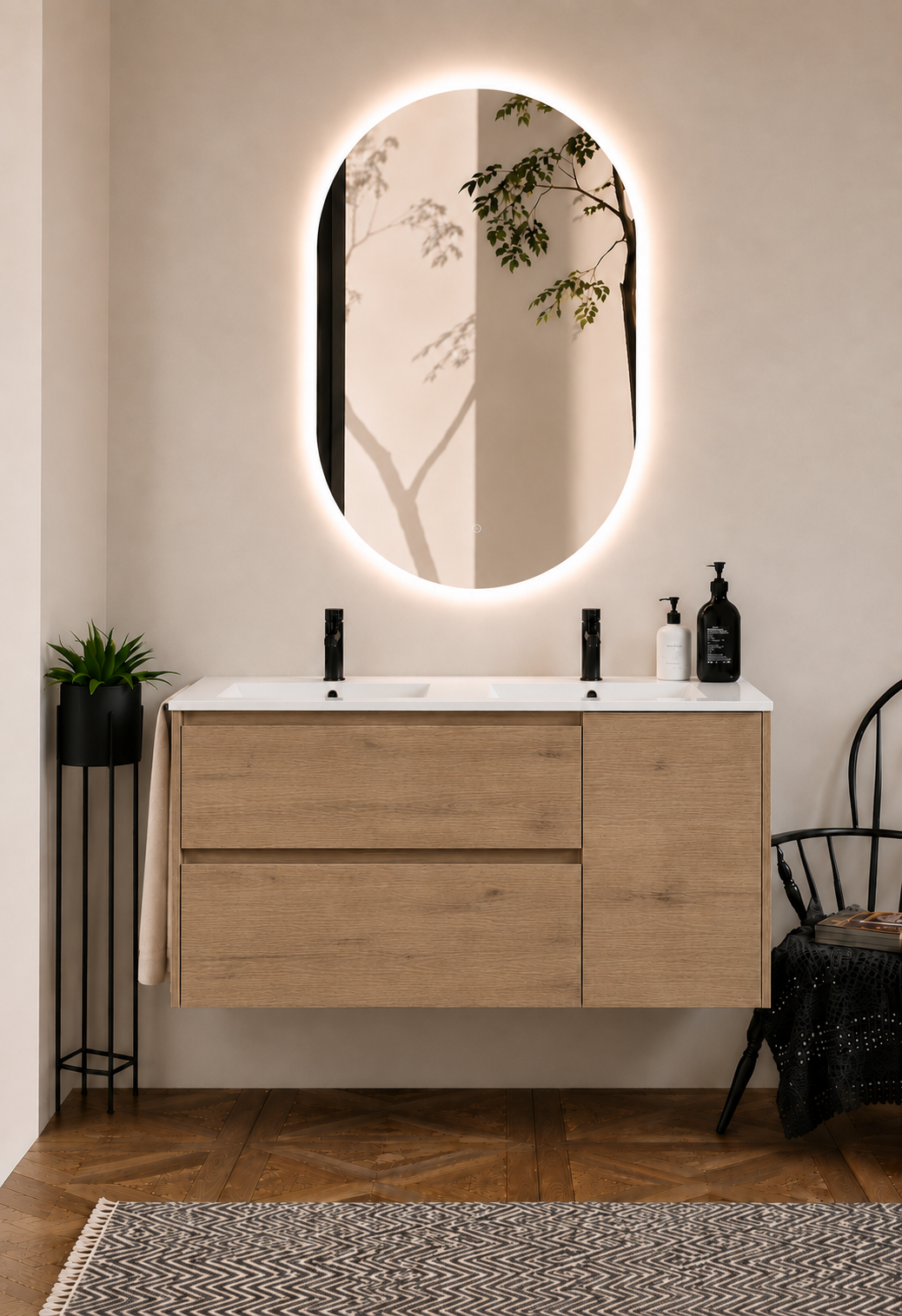 ITACA Bathroom Vanity with Washbasin