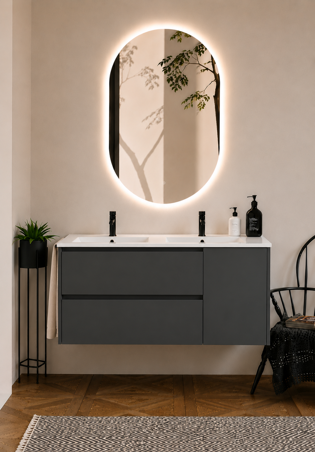 ITACA Bathroom Vanity with Washbasin