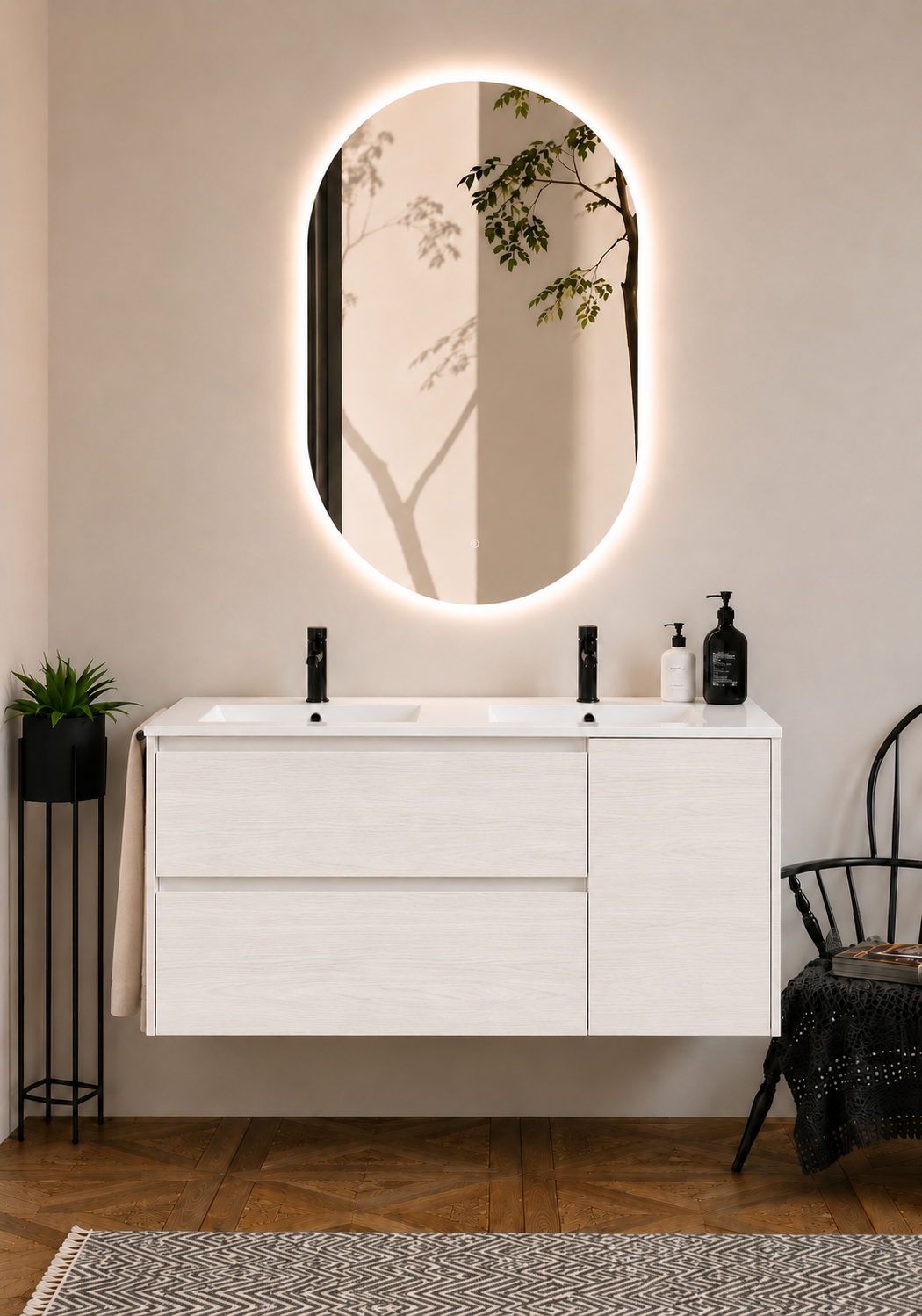 ITACA Bathroom Vanity with Washbasin