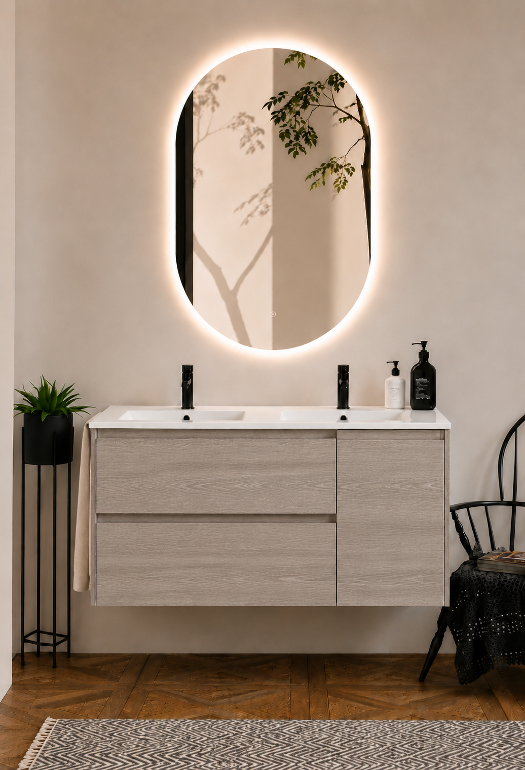ITACA Bathroom Vanity with Washbasin