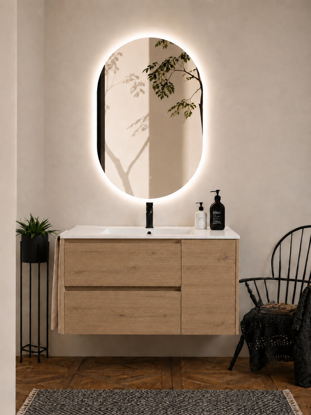 ITACA Bathroom Vanity with Washbasin