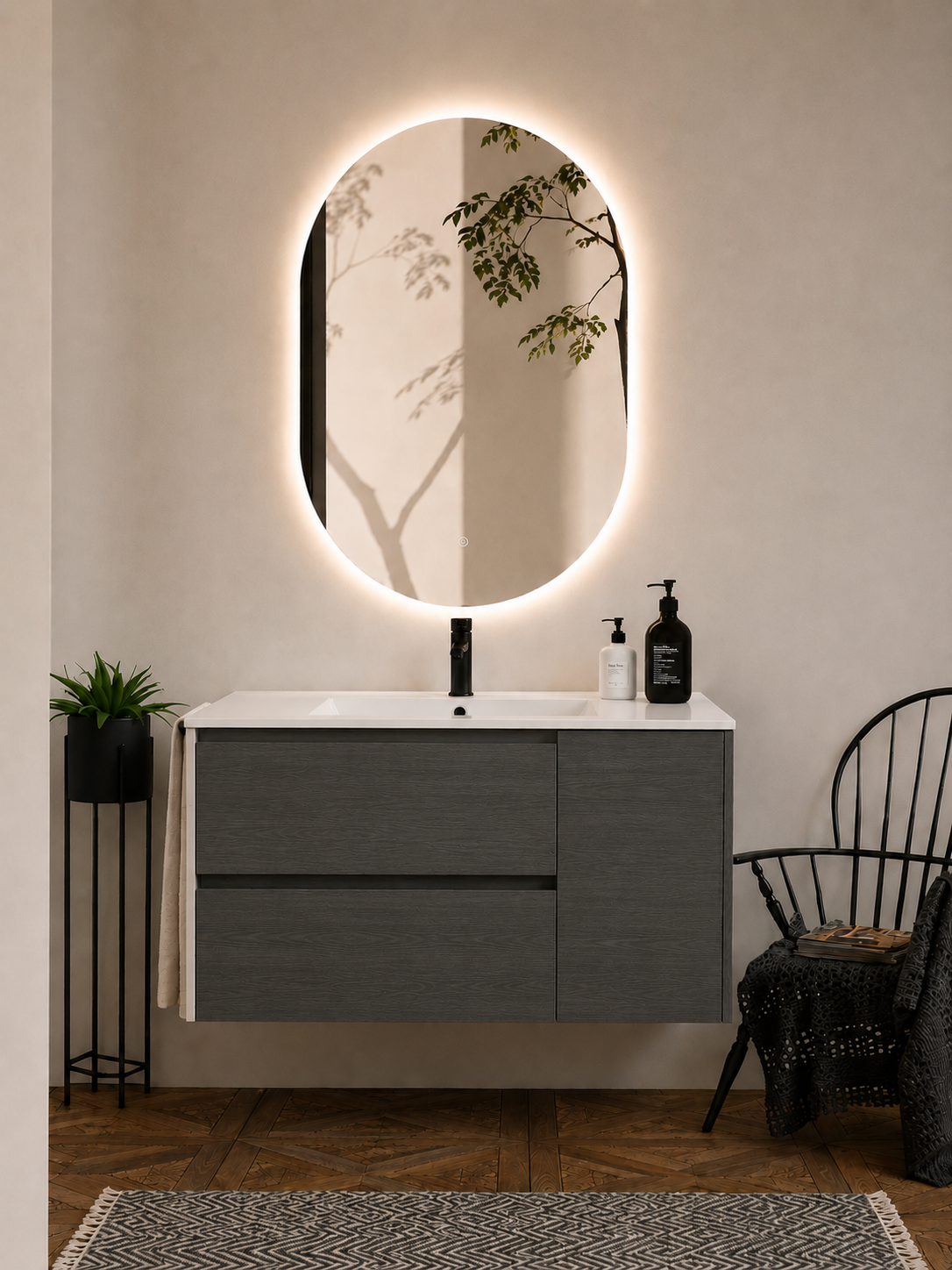 ITACA Bathroom Vanity with Washbasin