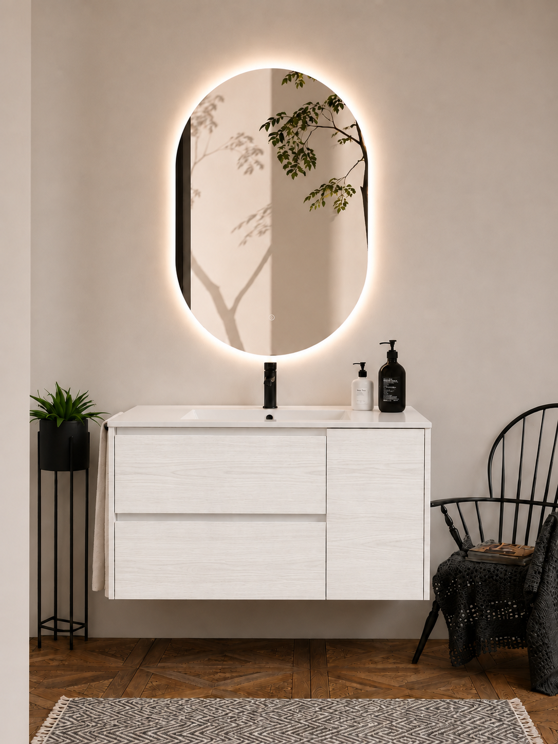 ITACA Bathroom Vanity with Washbasin