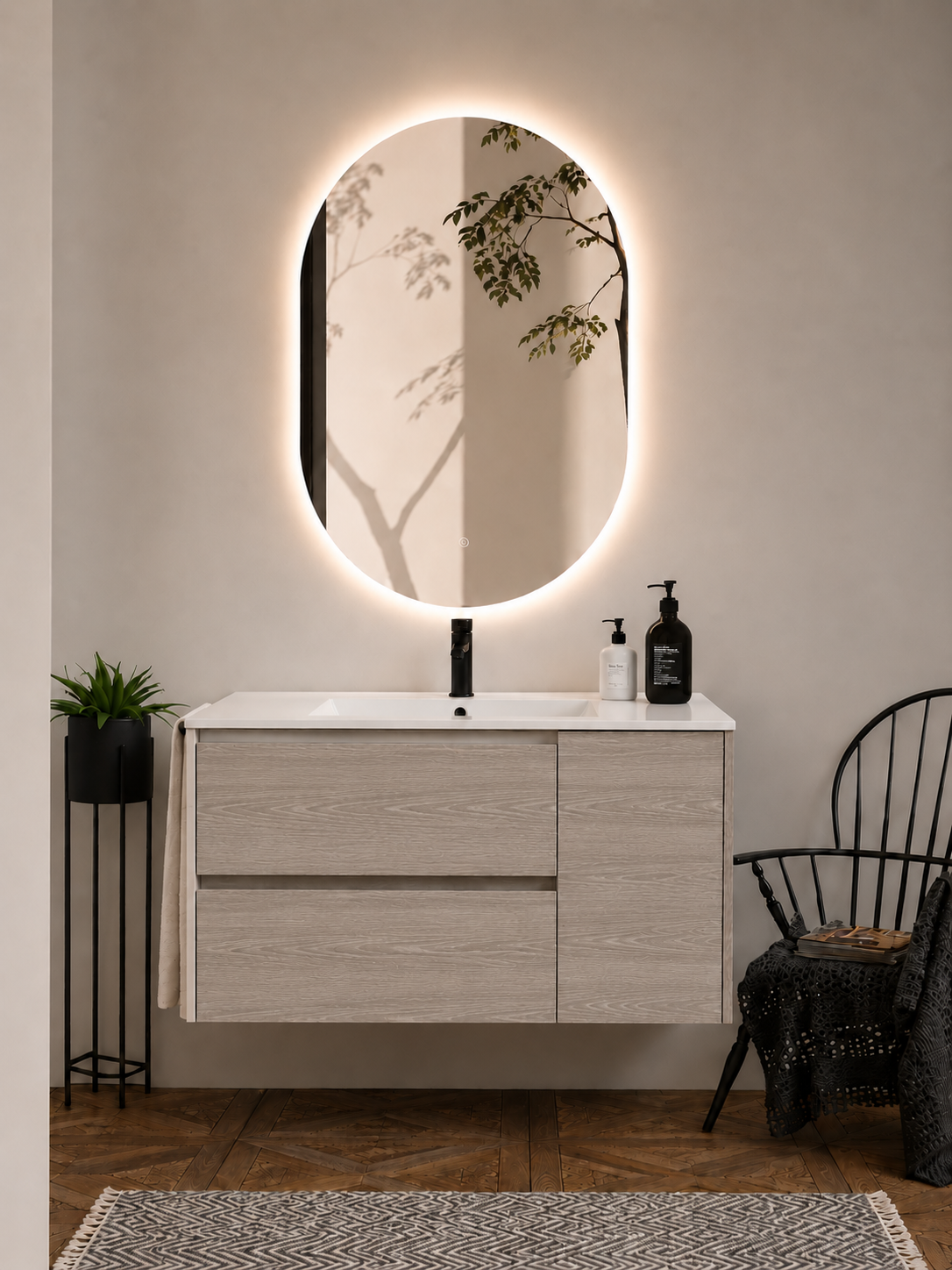 ITACA Bathroom Vanity with Washbasin