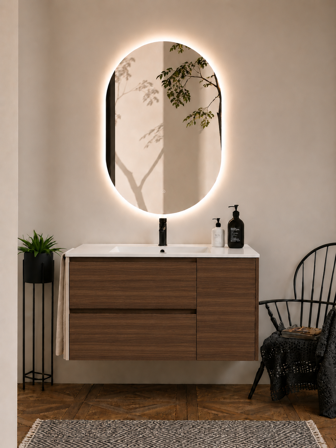 ITACA Bathroom Vanity with Washbasin