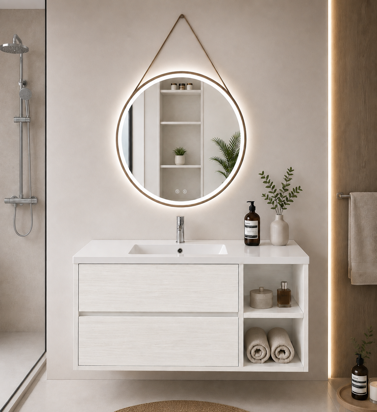 ZEUS Bathroom Vanity with Washbasin