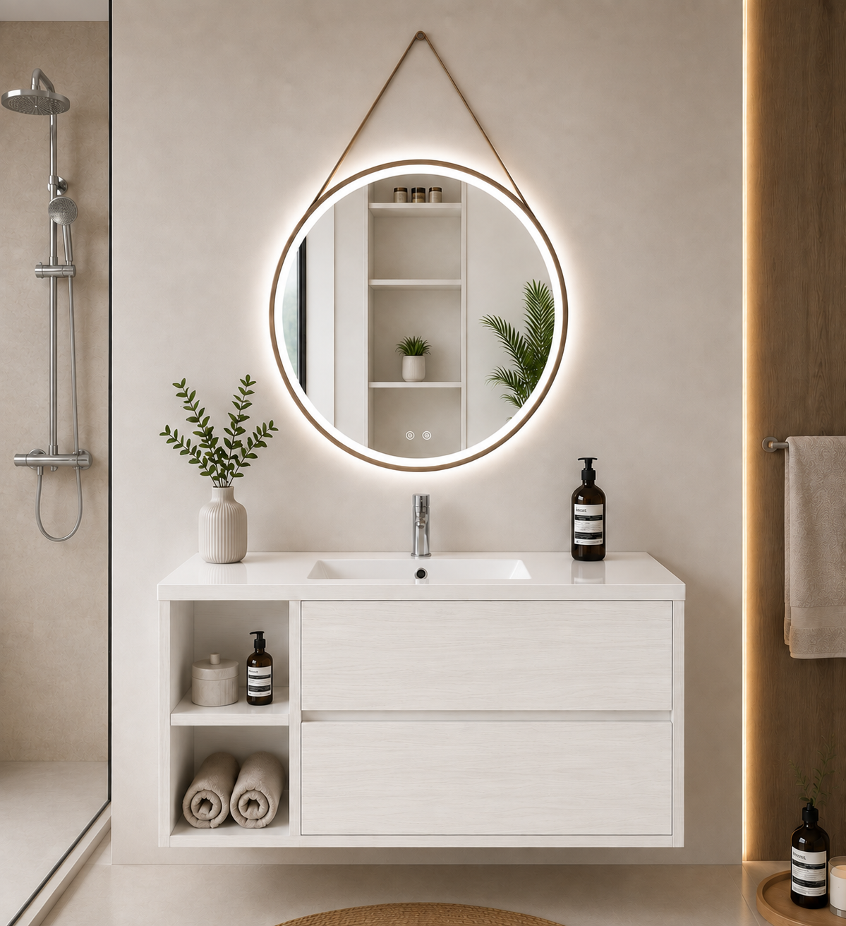 ZEUS Bathroom Vanity with Washbasin