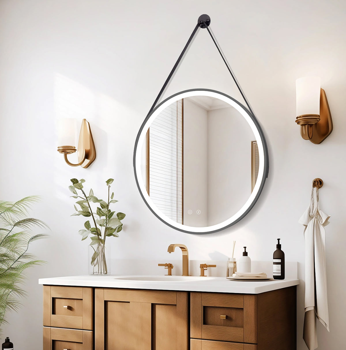 OLYMPUS Gold LED Mirror