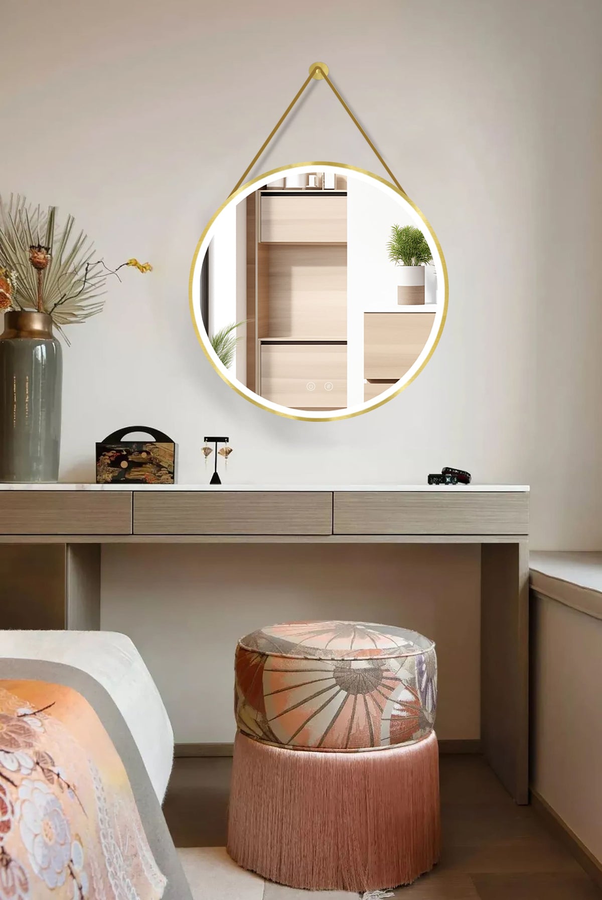 OLYMPUS Gold LED Mirror