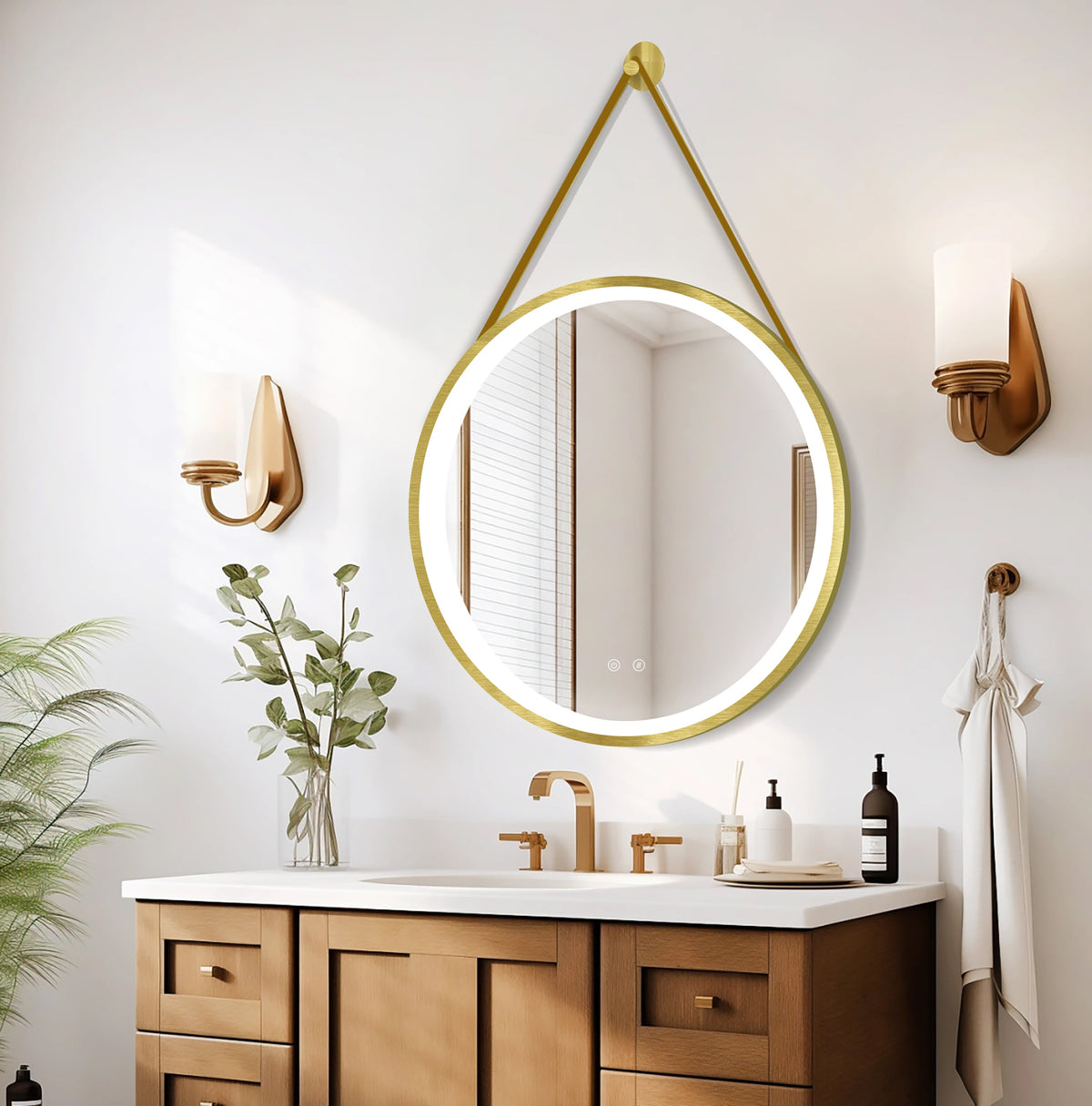 OLYMPUS Gold LED Mirror