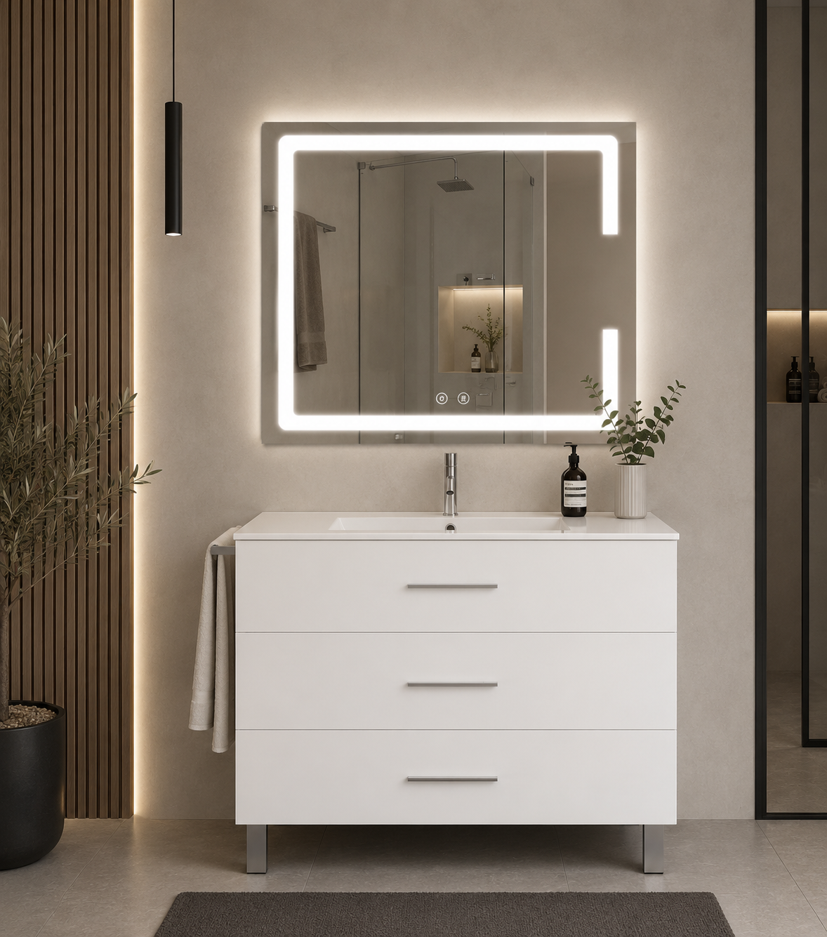 RIBERA Bathroom Vanity with Washbasin