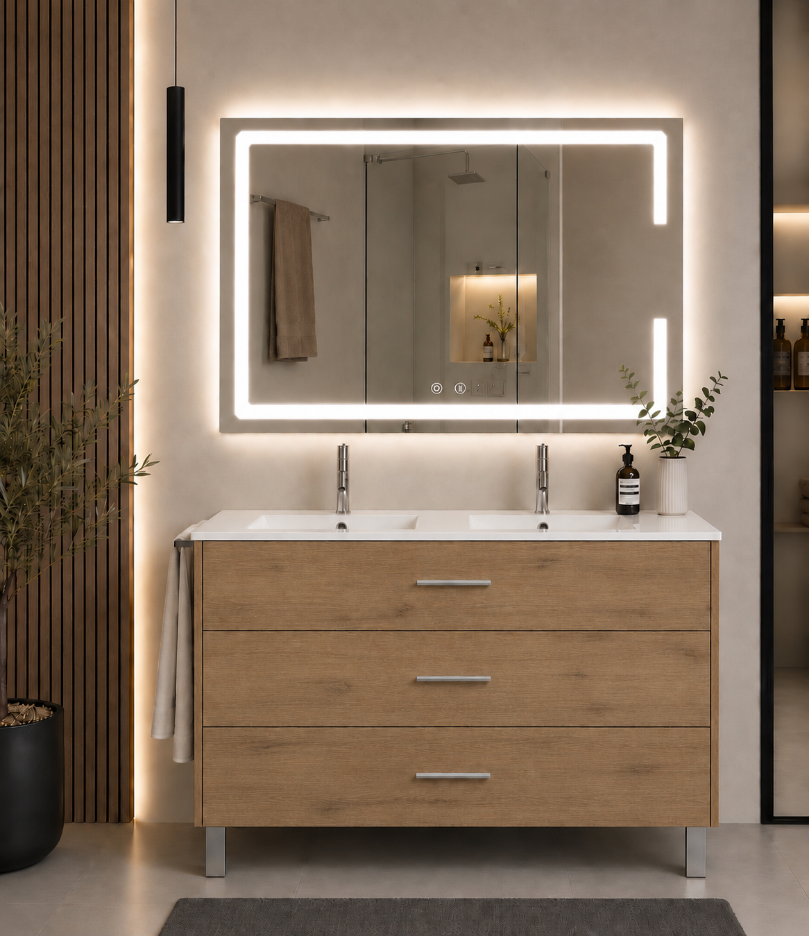 RIBERA Bathroom Vanity with Washbasin