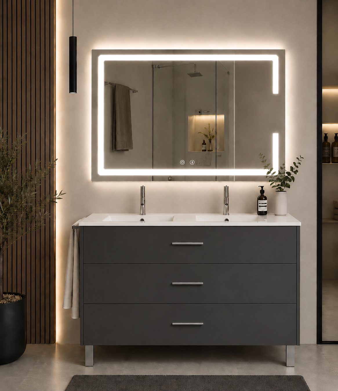 RIBERA Bathroom Vanity with Washbasin