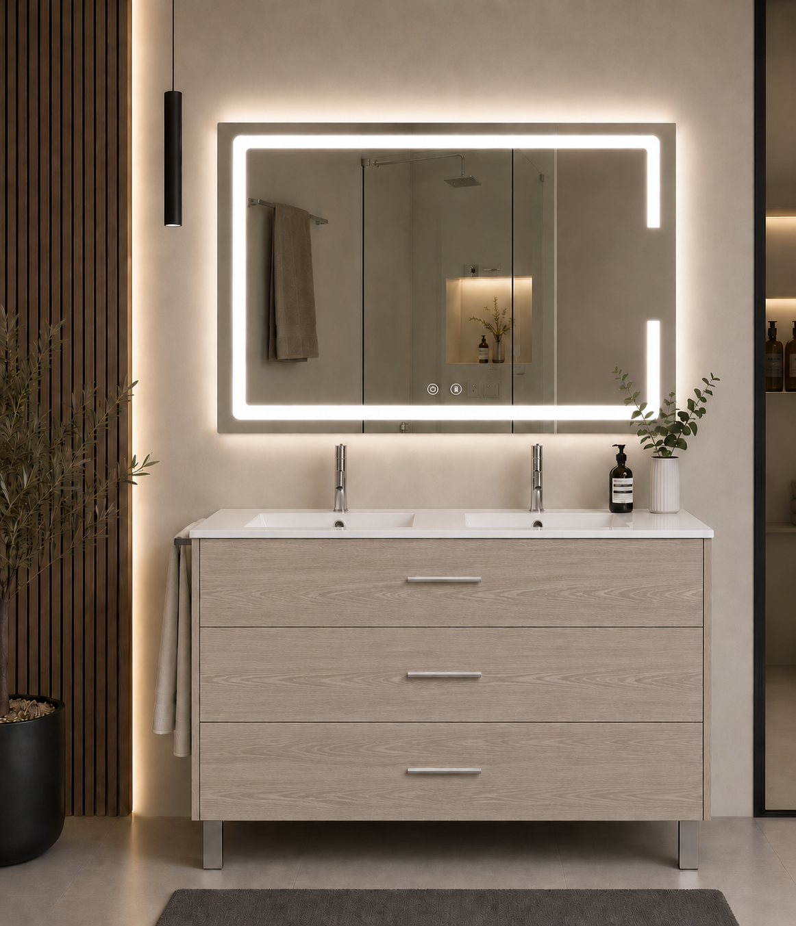 RIBERA Bathroom Vanity with Washbasin