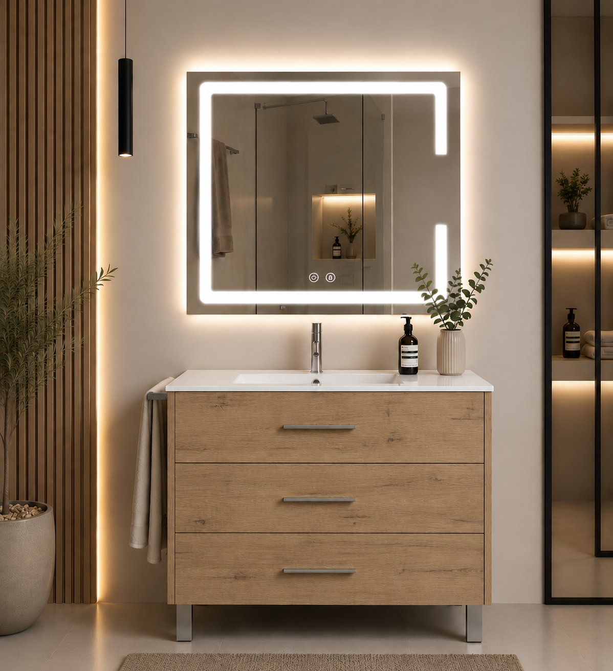 RIBERA Bathroom Vanity with Washbasin