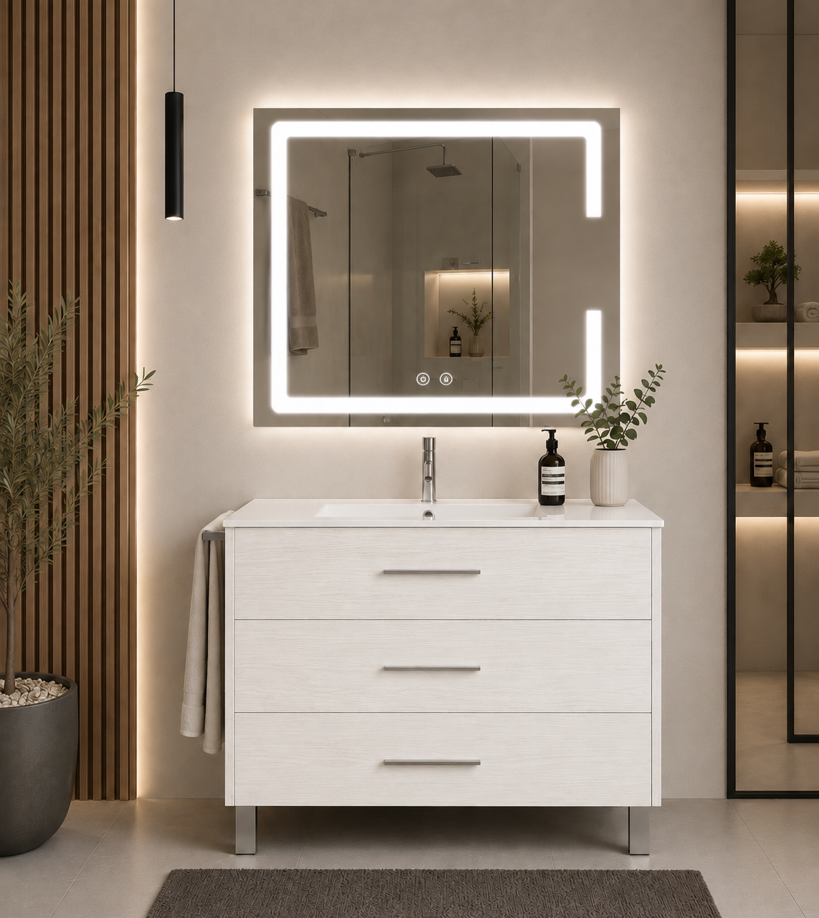 RIBERA Bathroom Vanity with Washbasin