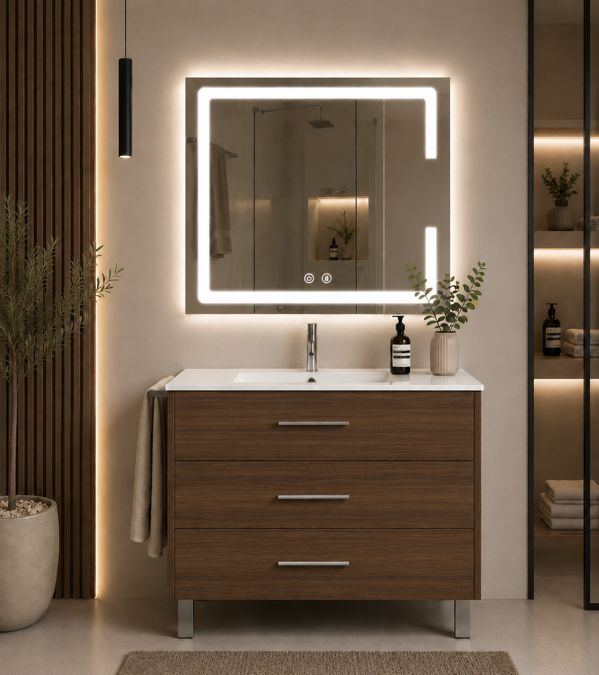 RIBERA Bathroom Vanity with Washbasin