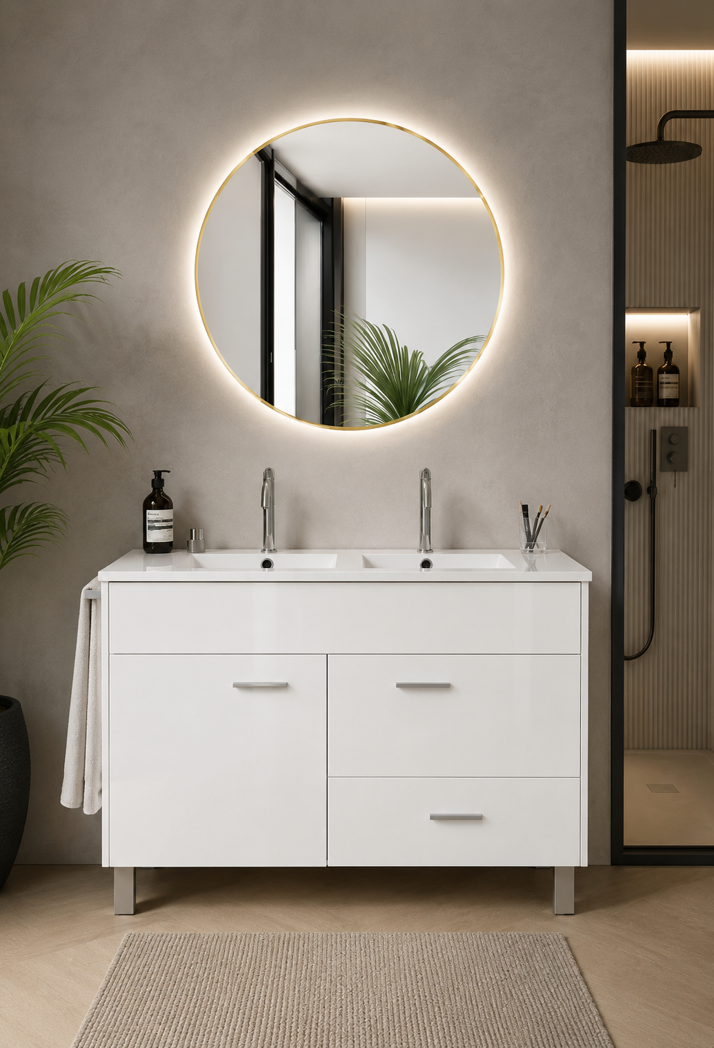 SAMOS Bathroom Vanity Unit with Washbasin