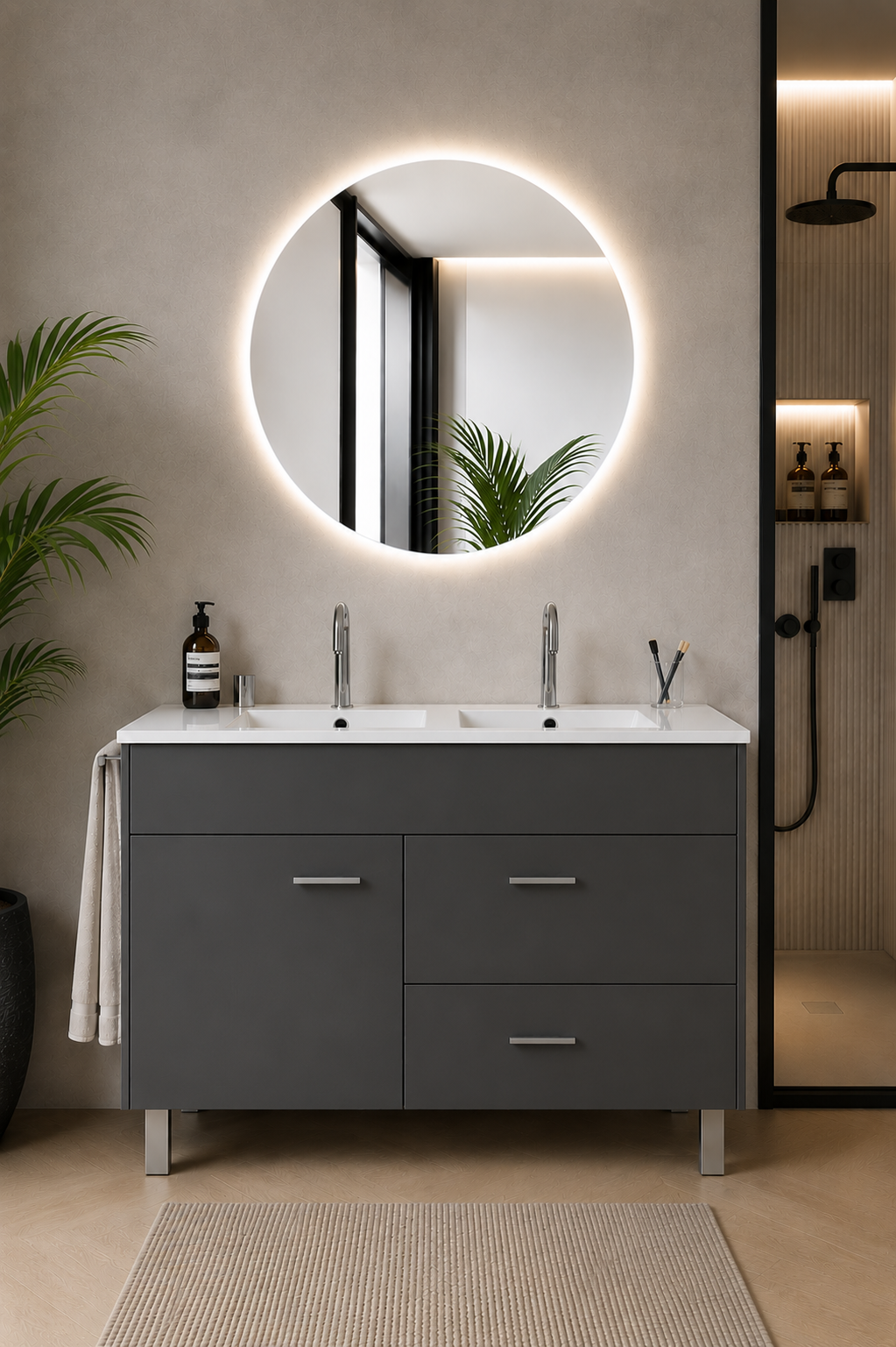SAMOS Bathroom Vanity Unit with Washbasin