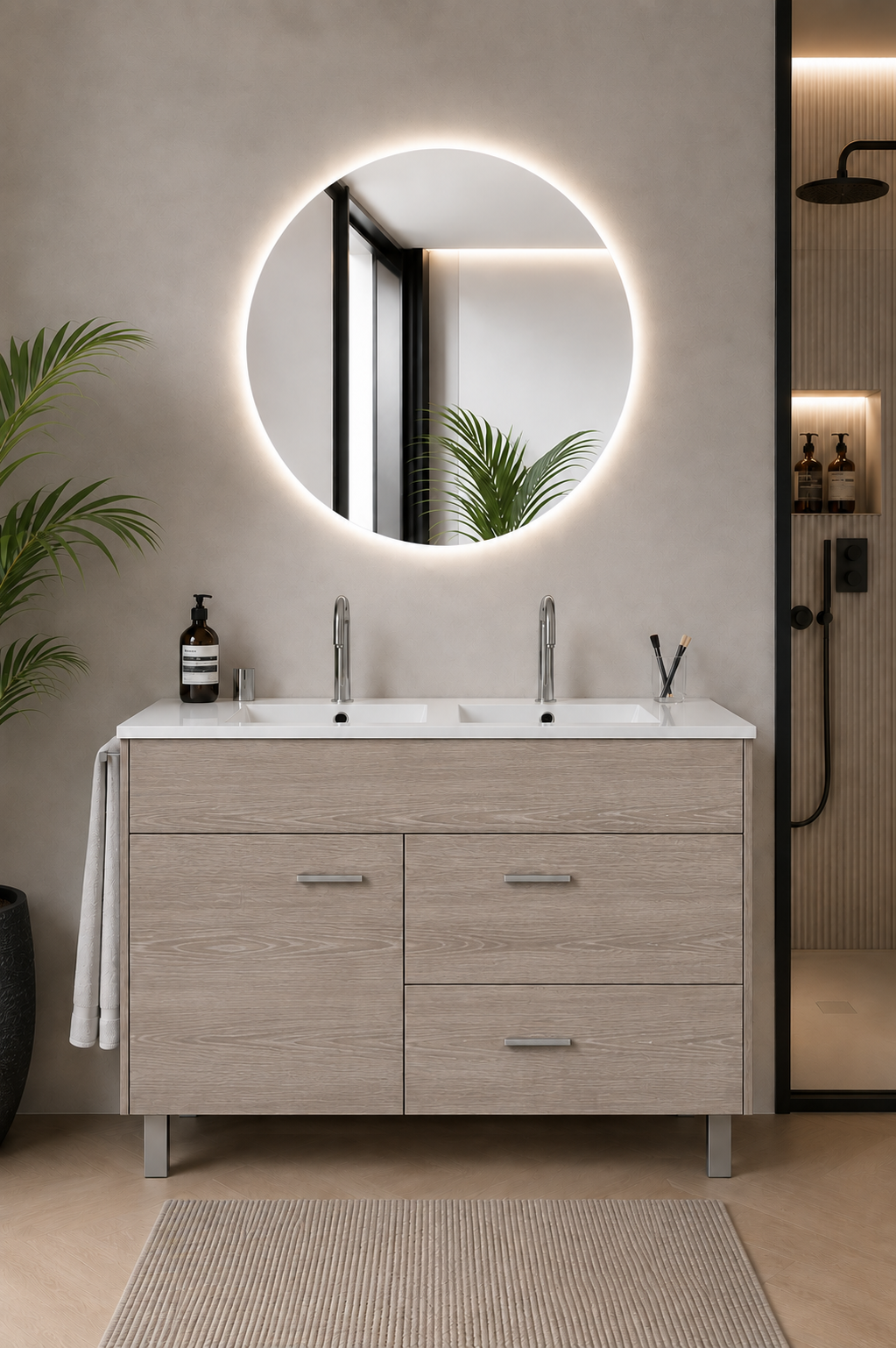 SAMOS Bathroom Vanity Unit with Washbasin