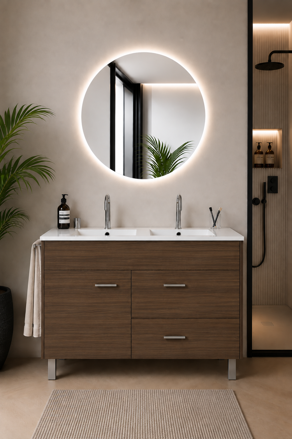 SAMOS Bathroom Vanity Unit with Washbasin