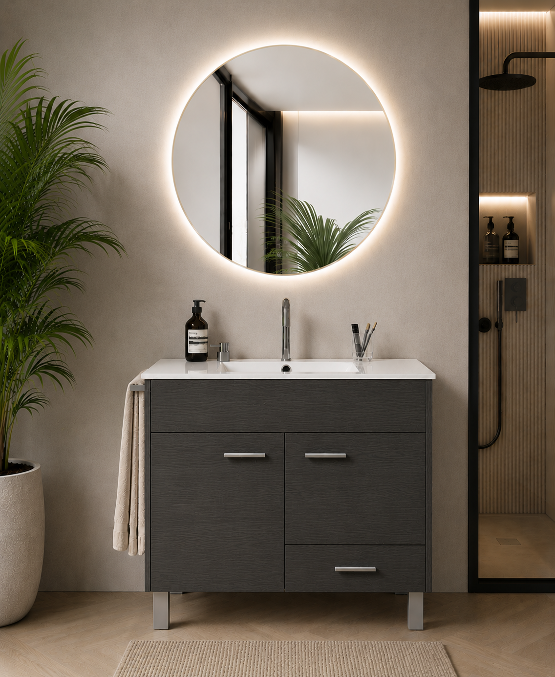 SAMOS Bathroom Vanity Unit with Washbasin