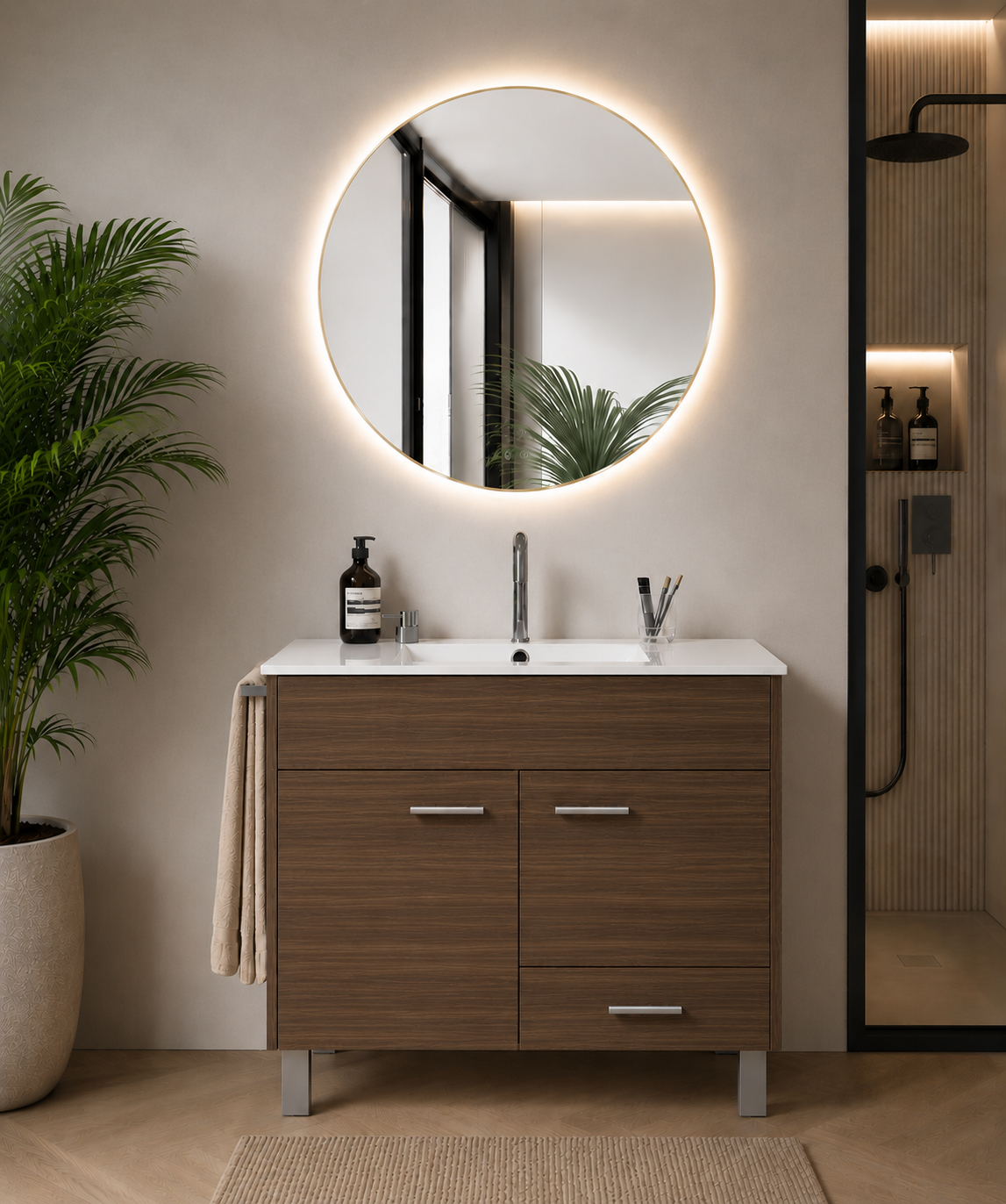 SAMOS Bathroom Vanity Unit with Washbasin