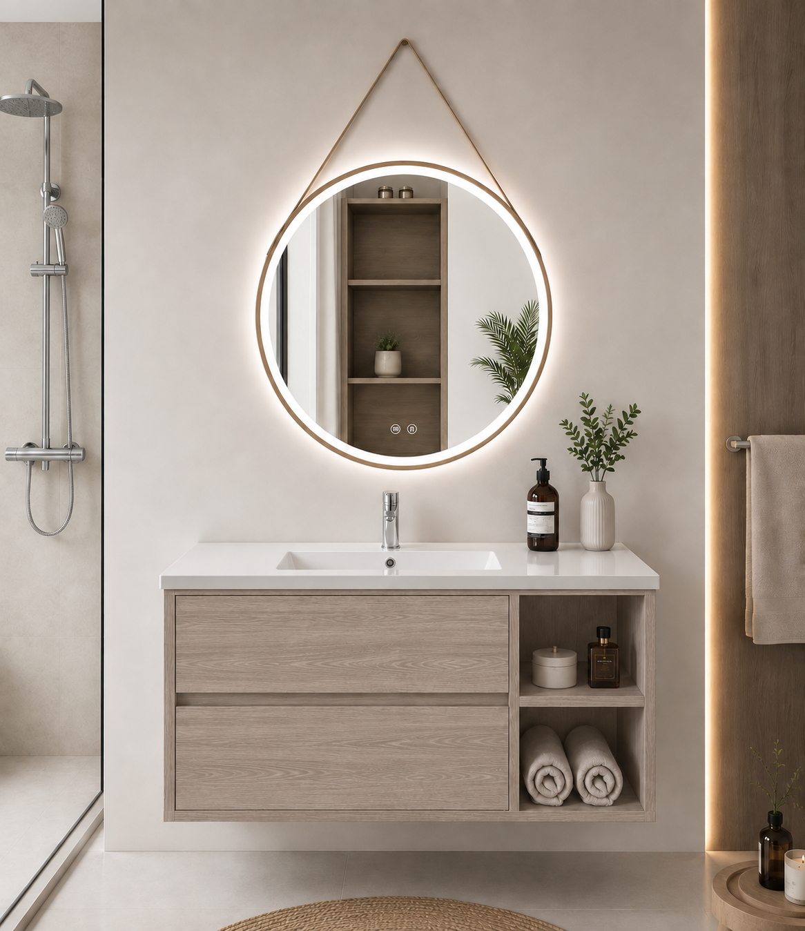 ZEUS Bathroom Vanity with Washbasin