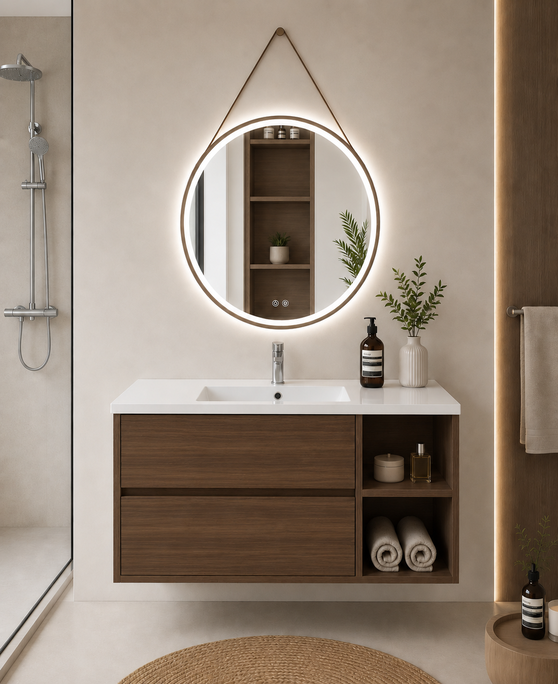ZEUS Bathroom Vanity with Washbasin